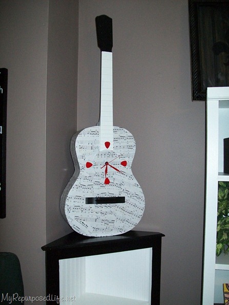 guitar clock guitar clock