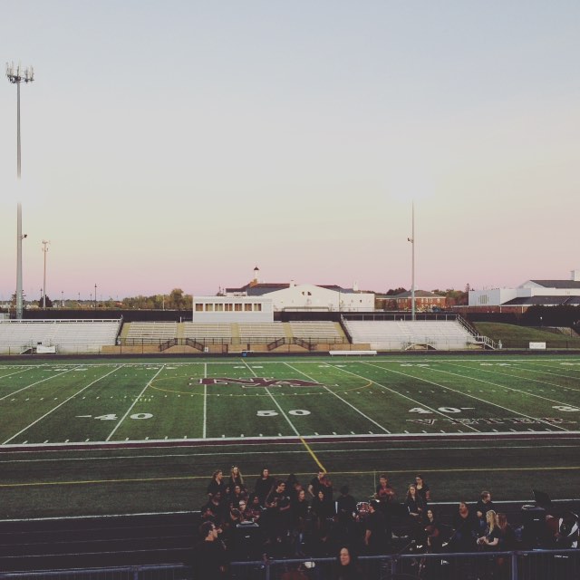 It' a perfect night for a marching band festival.  #bandmom #cbus #newalbanyohio #lifeincbus