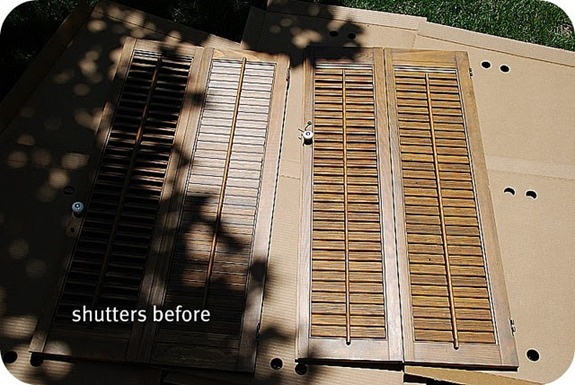 shutters before