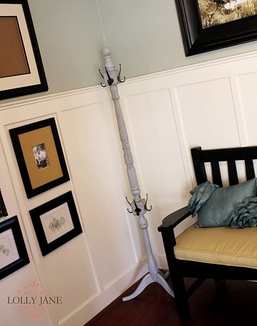 Recycled coat rack by LollyJane Recycled coat rack by LollyJane