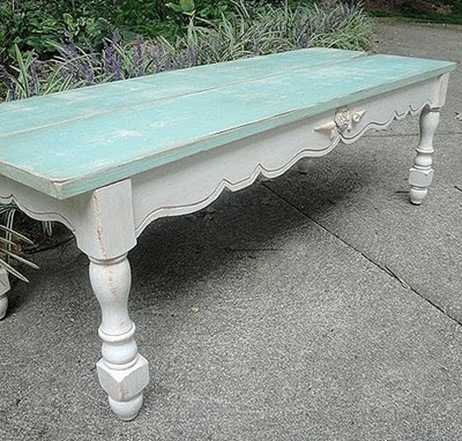 Refabbed Seashell Table