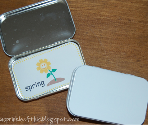 Altoid Tin Flashcard Case Altoid Tin Flashcard Case