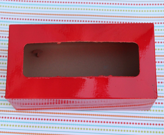 Spray Painted Tissue Box