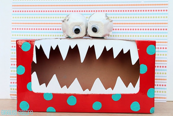 Tissue Box Tattle Monster