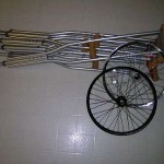 Crutches and Bike Wheels