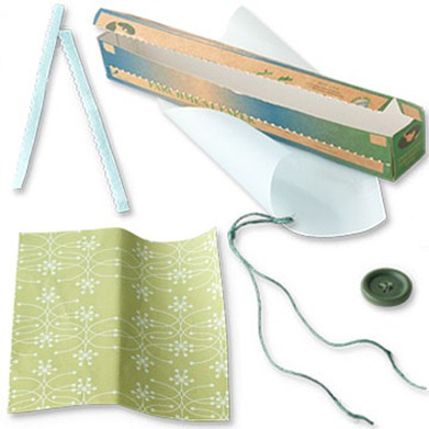 Paper-Covered Parchment Box for Sweets Materials