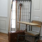 crib spring to wall decor