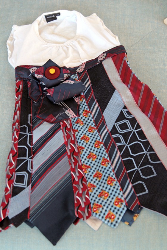 recycled tie dress recycled tie dress