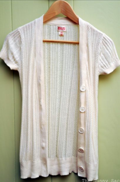 ruffled cardigan before and after ruffled cardigan before and after