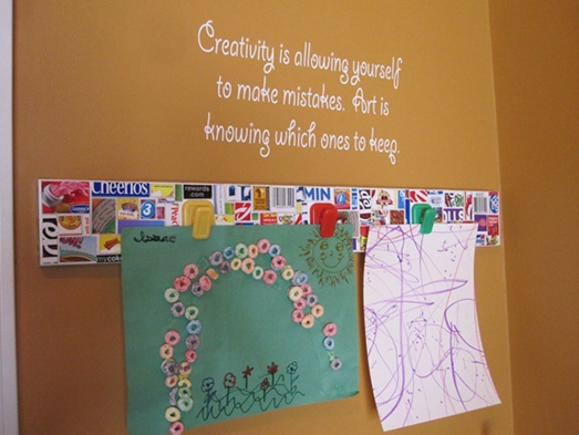 cereal box art display cereal box art display