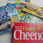 cereal boxes