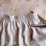 pant elastic to bra strap