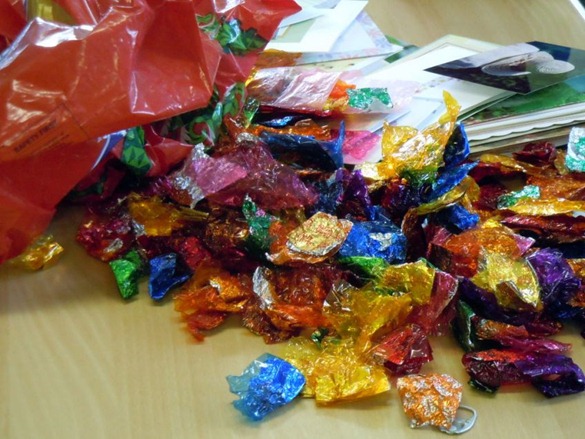 candy wrappers