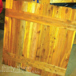 cedar planks to wall art