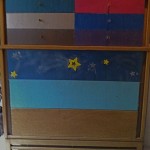 painted dresser before