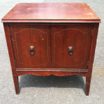 vintage record player cabinet