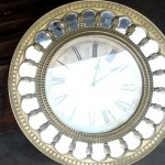 sunburst clock to mirror