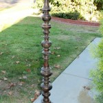 The V Spot Halloween candelabra before