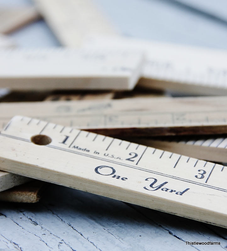 Thistlewood Farm yardsticks before