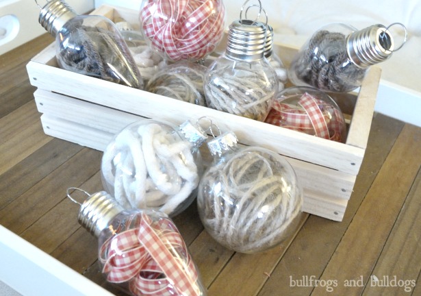 Bullfrogs and Bulldogs ornaments after