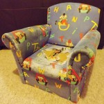 Frills and Fun chair before