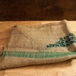 House Bella burlap sack before