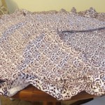 Todd & Lindsey tree skirt before