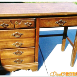DeeConstructed kitchen island before