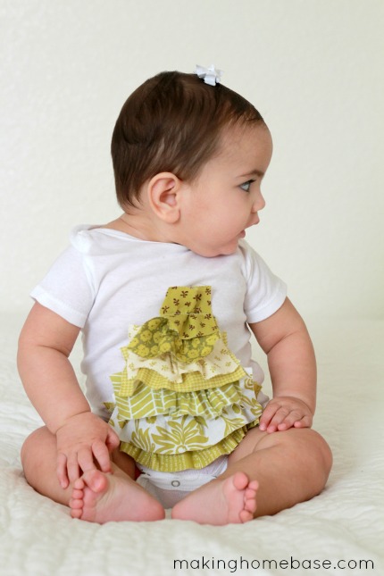 Making Home Base onesie after