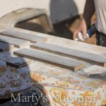 Marty's Musings scrap wood tree before