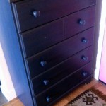 Meredith & the New Yorkie dresser before