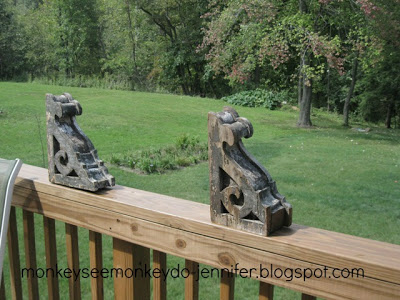 Monkey See Monkey Do corbels before