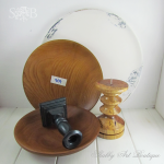 Shabby Art Boutique platter before