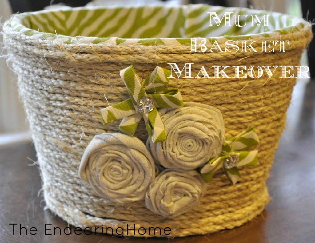 The Endearing Home basket after