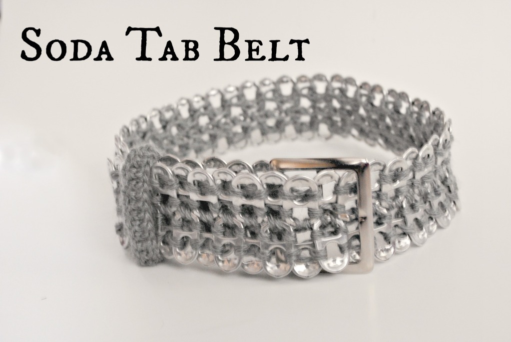 Gingerly Made soda tab belt