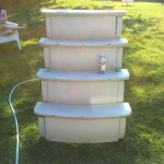 Second Chances pool stairs before