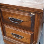 Lake Girl Paints nightstand before