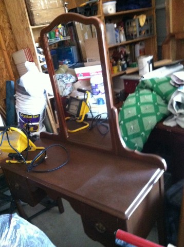 Restoration Redoux vanity before