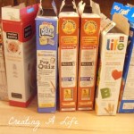 cereal box to wreath