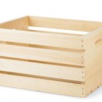 craft store crate to shelf