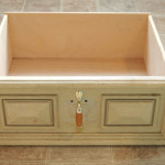 Diary of a Crafty Lady drawer shelf before