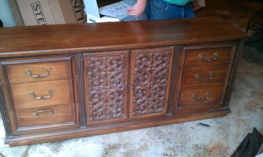 Martha Leone Design dresser before