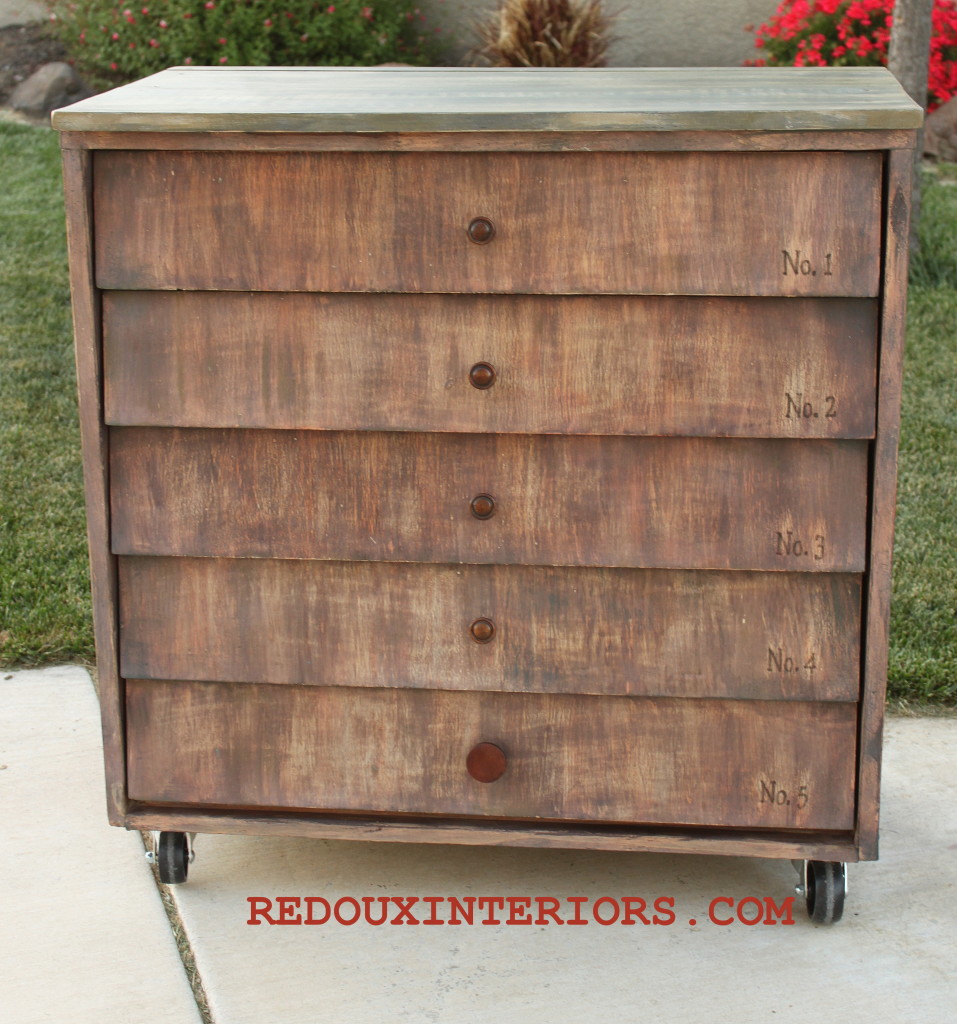 Redoux Interiors numbered dresser after