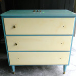The Pennywise Mommy midcentury mod dresser before
