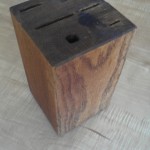 Thrifty Treasures knife block before