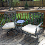 The Experimental Home deck chairs before