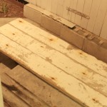 The Space Between driftwood art before