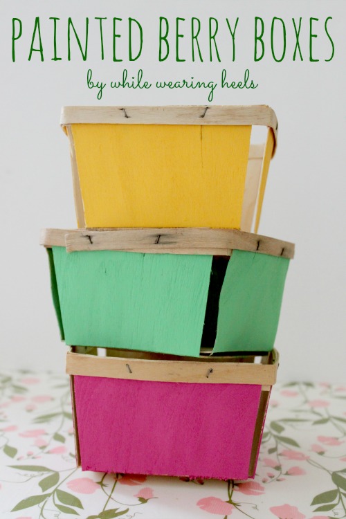 While Wearing High Heels berry boxes after