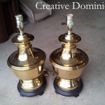 Creative Dominican brass lamps before