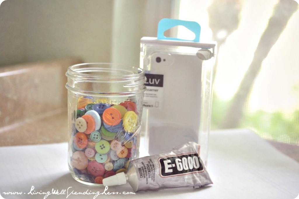 Living Well Spending Less buttons before